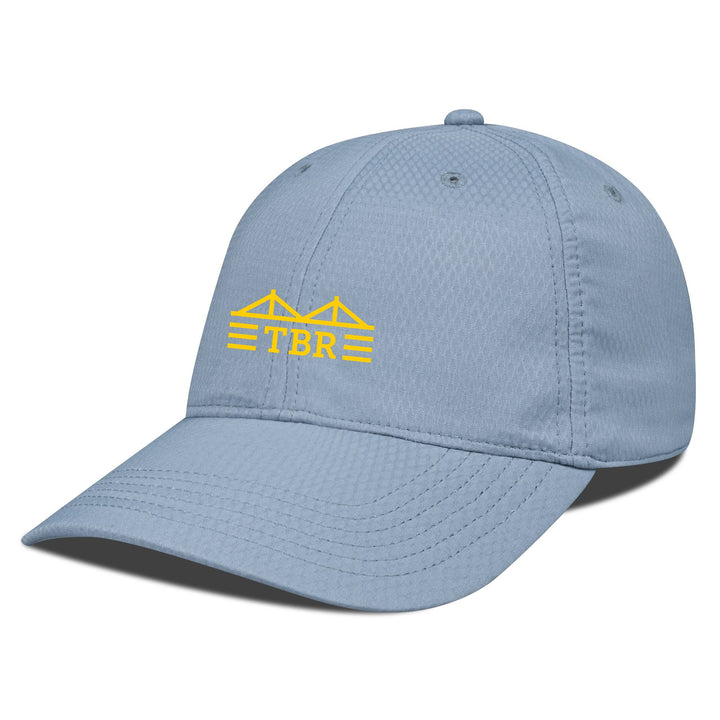 Rowdies Levelwear Grey TBR Bridge Logo Matrix Adjustable Hat