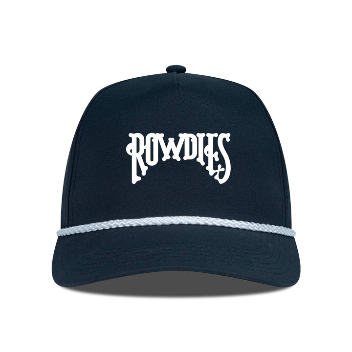 Rowdies Levelwear Black Gambit Rope Arch Logo Adjustable Hat