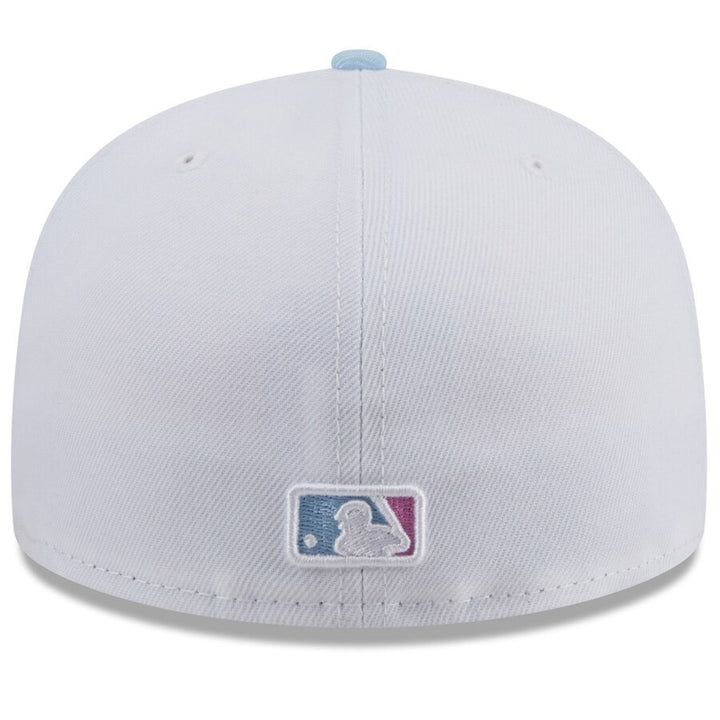 Rays New Era White Pink Color Pack Two Tone TB 59Fifty Fitted Hat