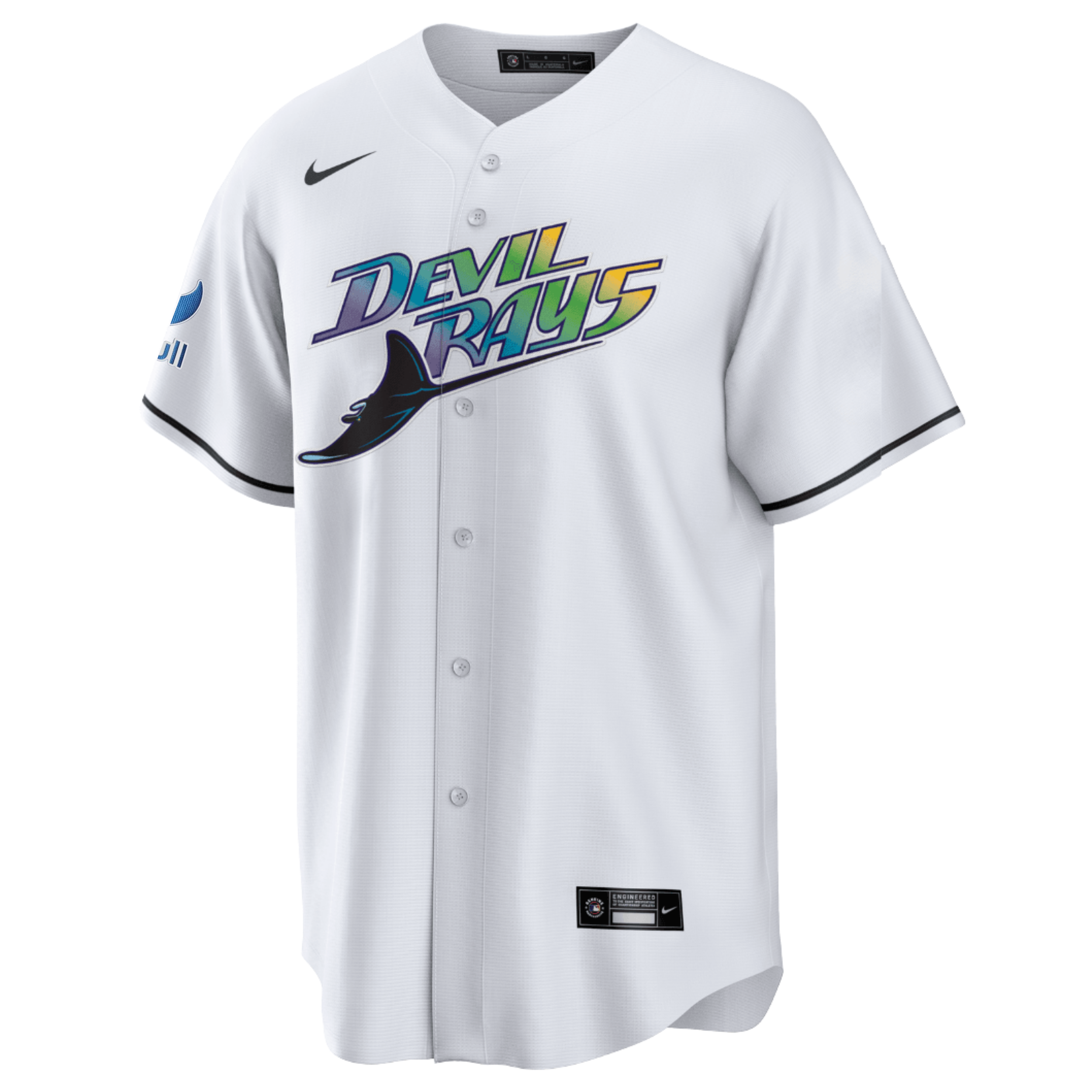 Rays Men's Nike White Devil Rays Replica Jersey - Home – The Bay