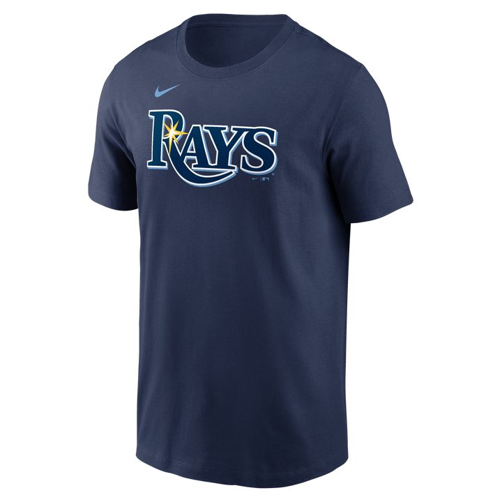 Rays Nike Navy Chandler Simpson 2025 Name and Number T-Shirt