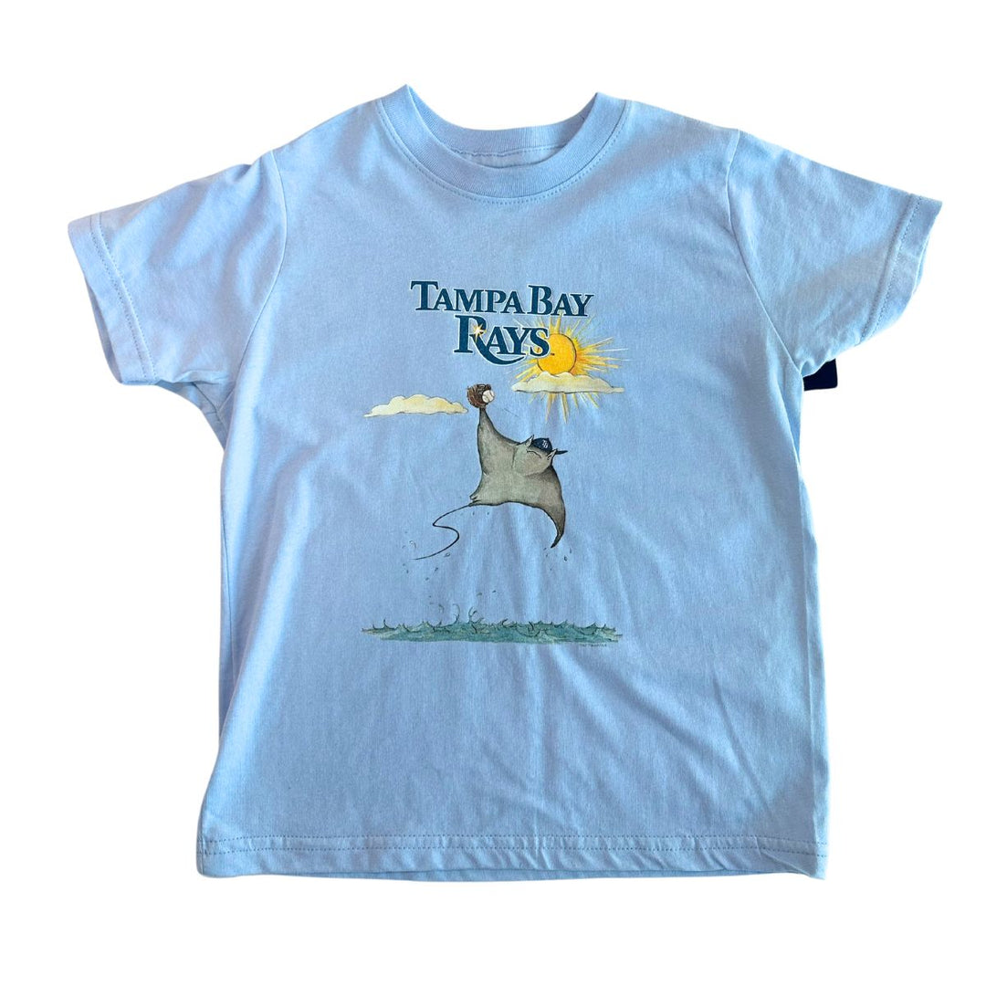 Rays Toddler Tiny Turnip Blue Devil Ray T-Shirt