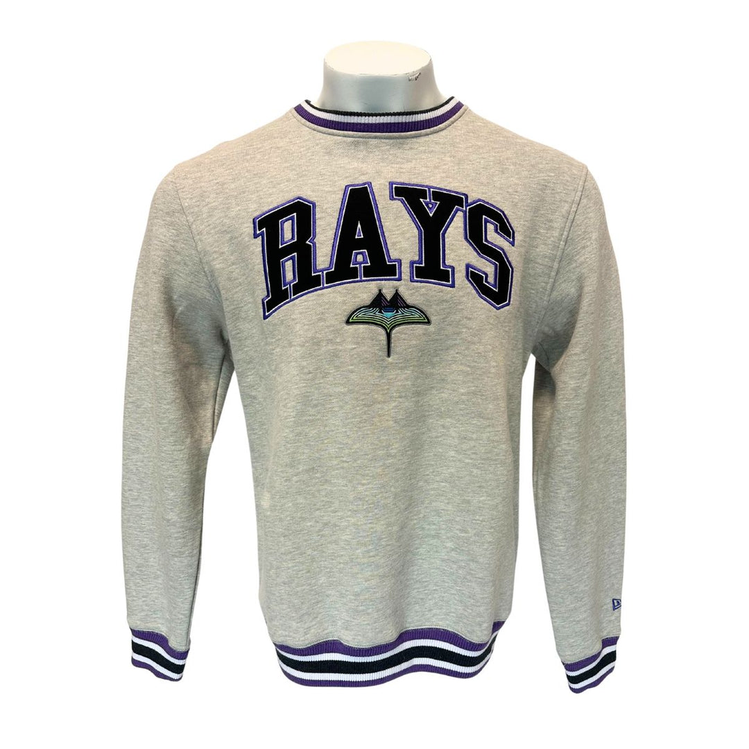Rays New Era Grey City Connect Skyray Crewneck Sweatshirt