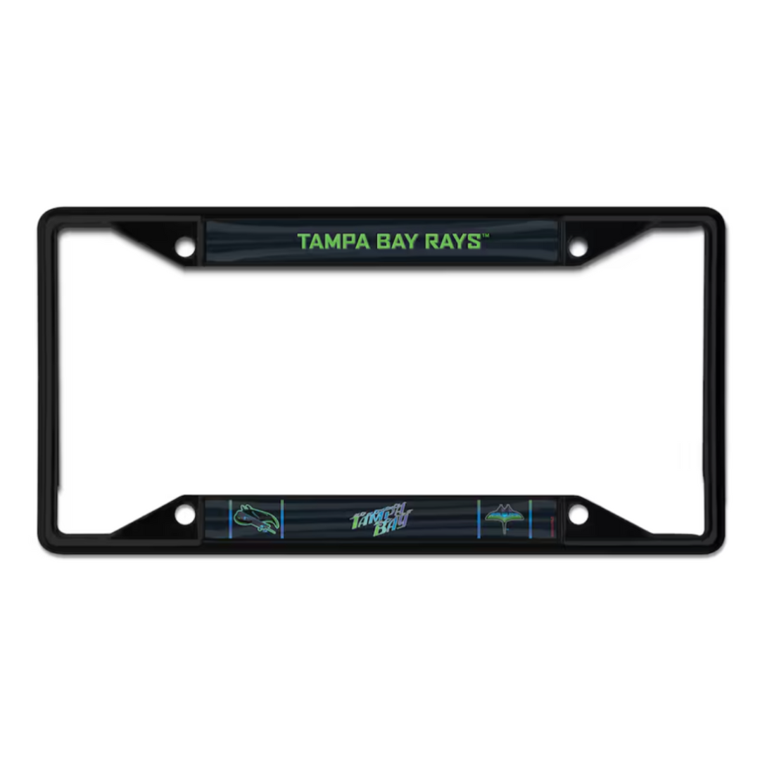 Rays City Connect Black License Plate Frame