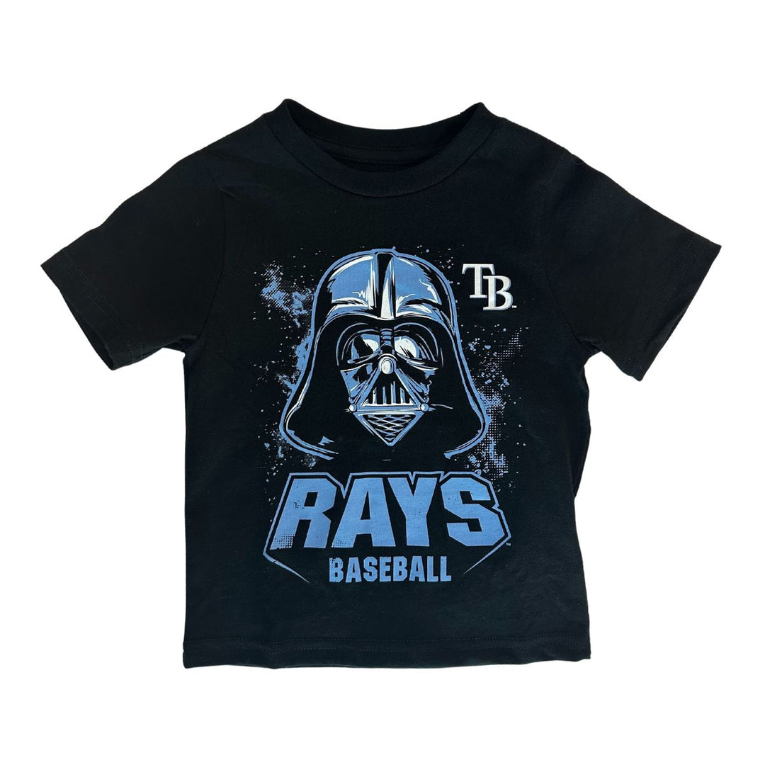 Rays Toddler Black Wordmark Darth Vader T-Shirt