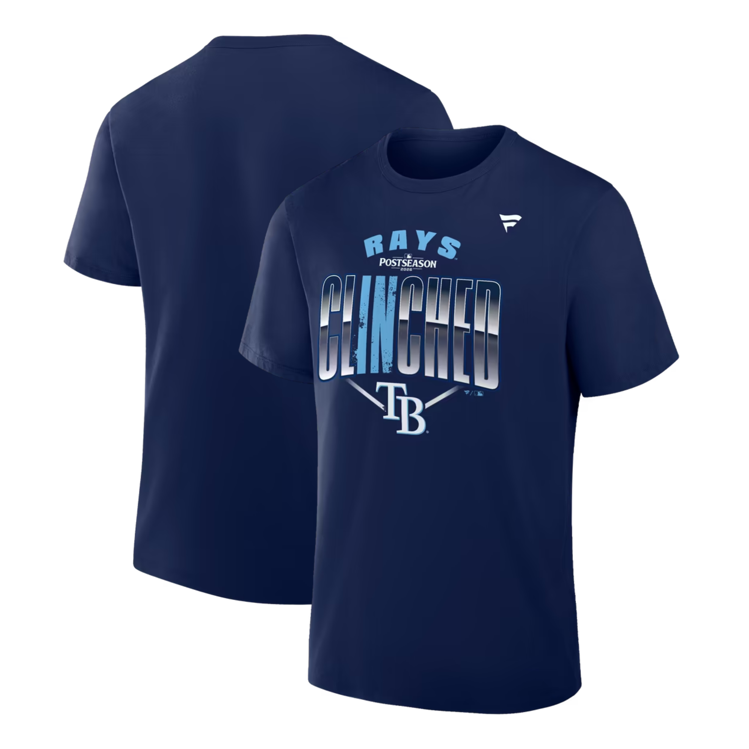 トップス deres first class T shirt navy Rays Men's Navy 2026 Postseason Locker Room T-Shirt | The Bay Republic