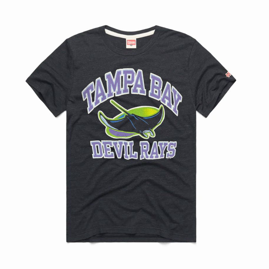 Rays Men's Homage Grey Devil Rays Alt T-Shirt