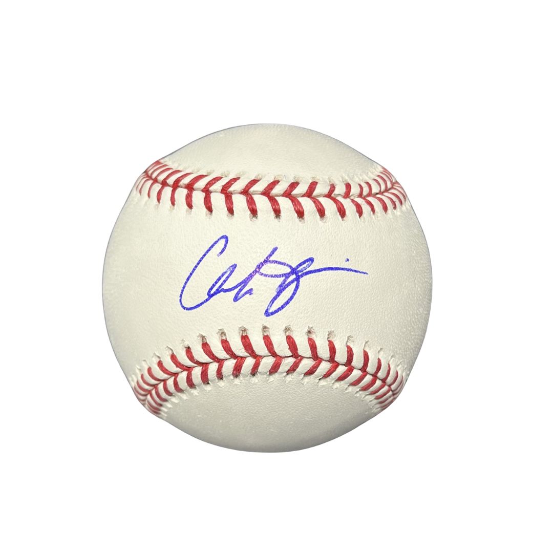 Rays Chandler Simpson Autographed City Connect Official MLB Baseball
