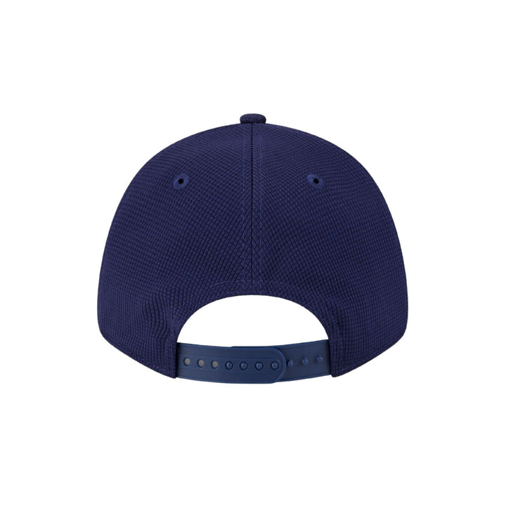 Rays New Era Navy Batting Practice On-Field 9Forty Stretch Snap Hat
