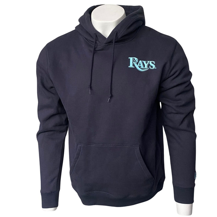 Rays Men's New Era Navy TB Monocamo Pullover Hoodie