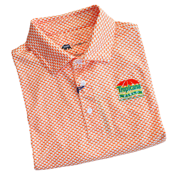 Men's Onward Reserve Orange Tropicana Field Polo – The Bay Republic