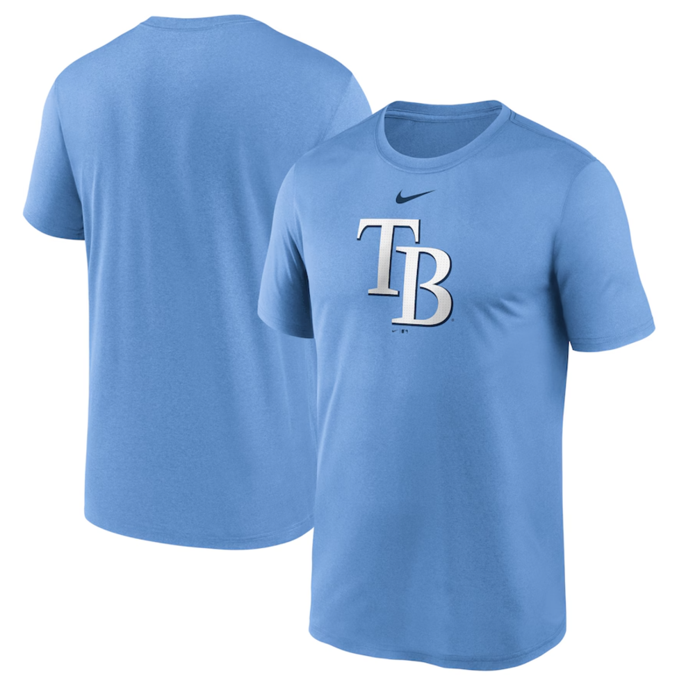 Rays Nike Youth TB Logo Valor Dri-Fit Tee