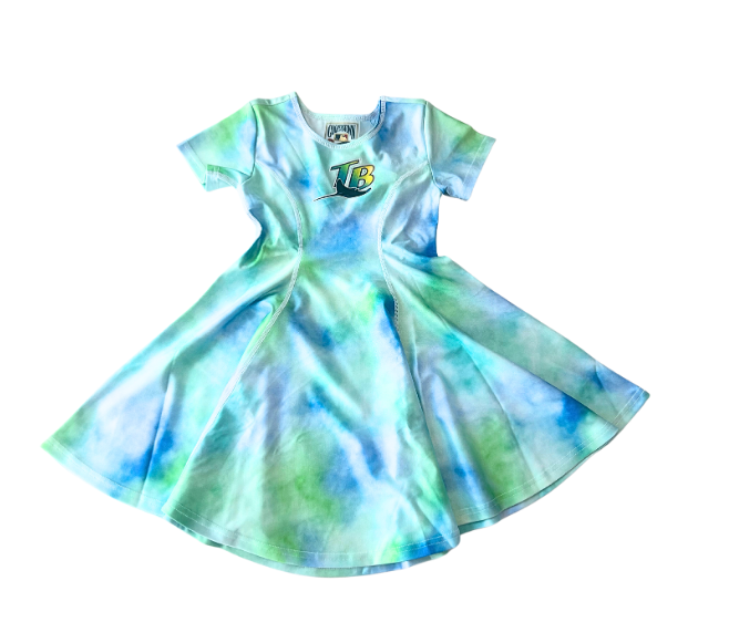 Rays Youth TEREZ Devil Rays Multi Short Sleeve Dress