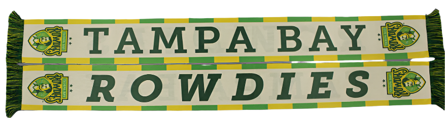 Rowdies Dual Sided Cream Scarf