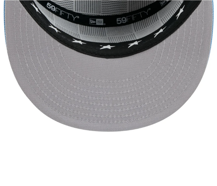 Rays New Era Navy Blue 2025 All Star Split Panel 59Fifty Fitted Hat