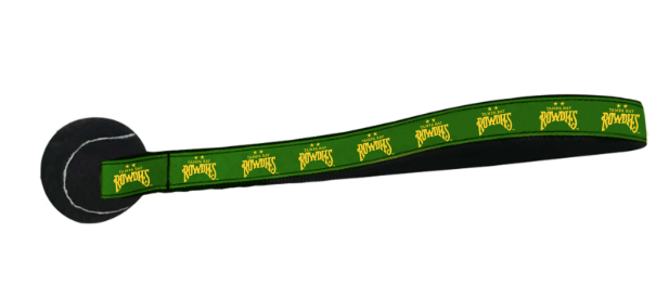Rowdies Green Tennis Ball Fetch Dog Toy