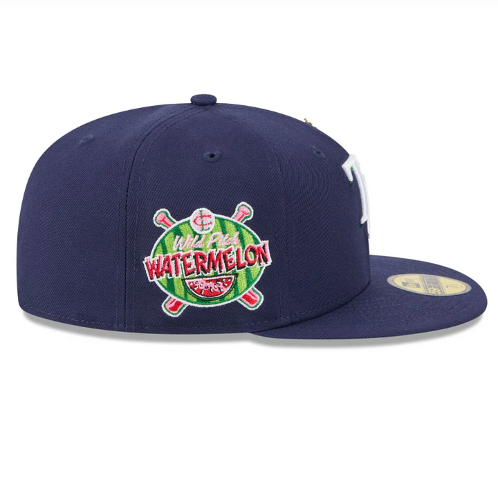 Rays New Era Big League Chew Watermelon 2025 59Fifty Fitted Hat