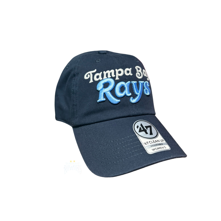 Rays Kids '47 Brand Blue Script TB Scooter Clean Up Adjustable Hat