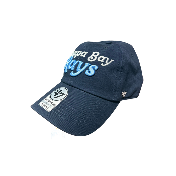 Rays Kids '47 Brand Blue Script TB Scooter Clean Up Adjustable Hat