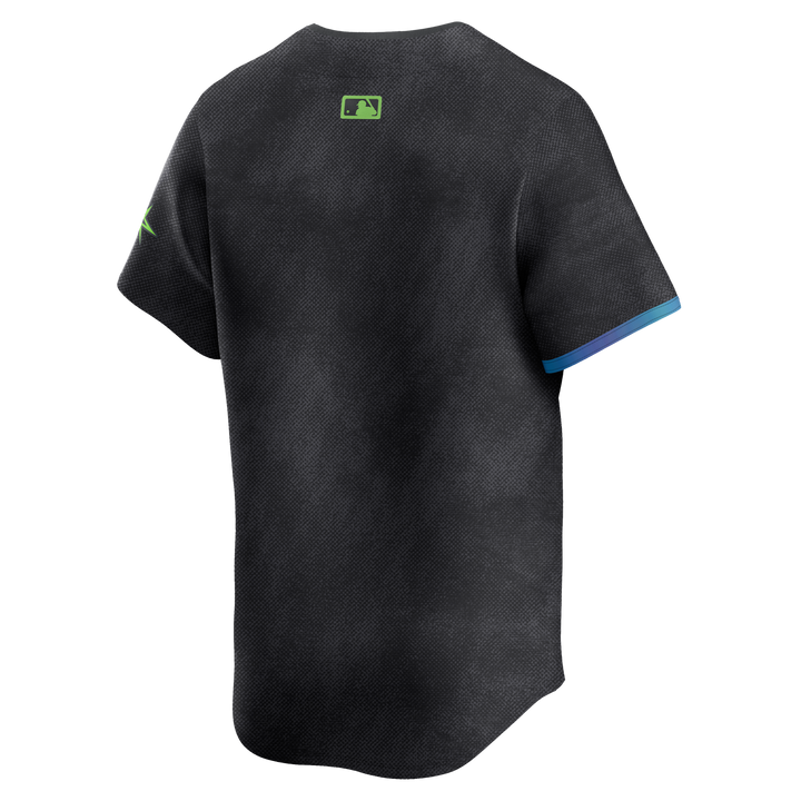 Rays Nike Charcoal Grey City Connect Limited Replica Jersey