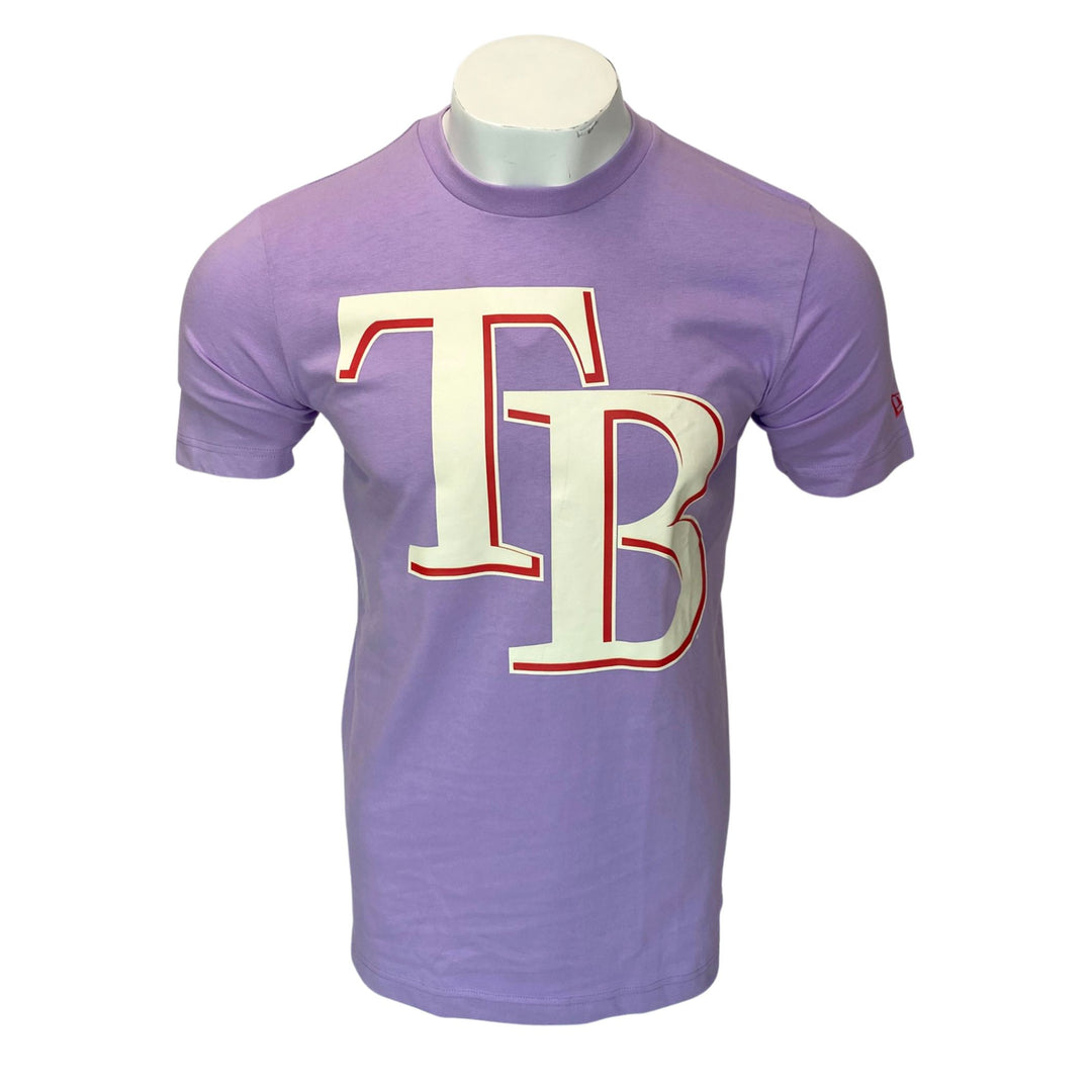 Rays Men's New Era Lavender TB T-Shirt