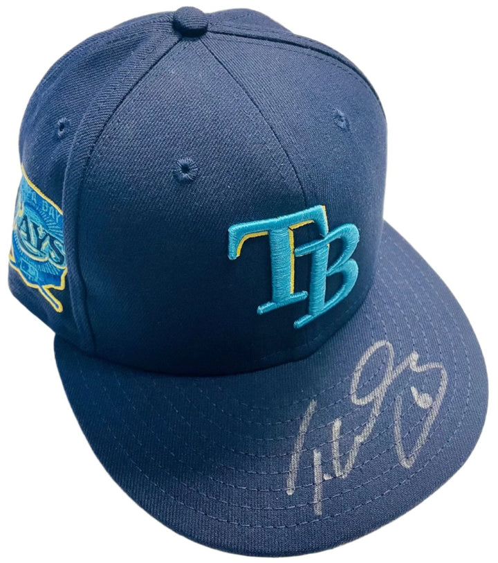 Rays Taylor Walls Game Used Authentic Autographed Father’s Day Hat