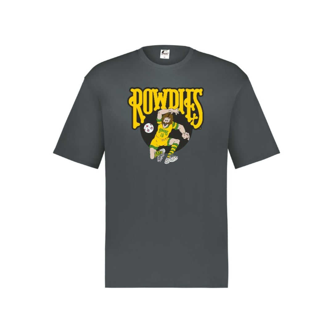 Rowdies Youth Charcoal Retro Sport Ralph T-Shirt
