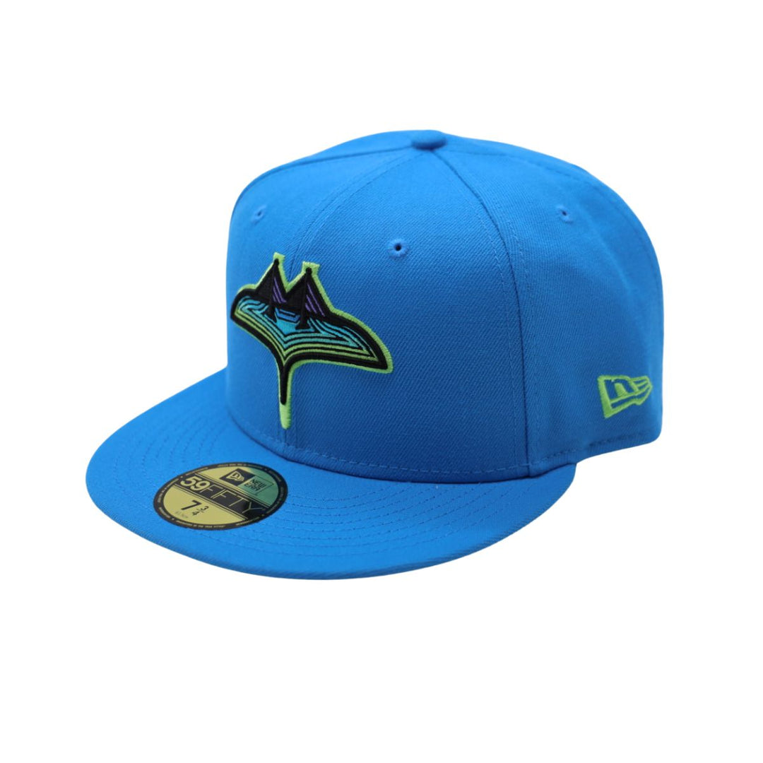 Rays New Era Blue City Connect Skyway Tampa Bay 59Fifty Fitted Hat
