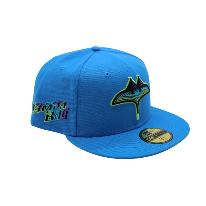 Rays New Era Blue City Connect Skyway Tampa Bay 59Fifty Fitted Hat