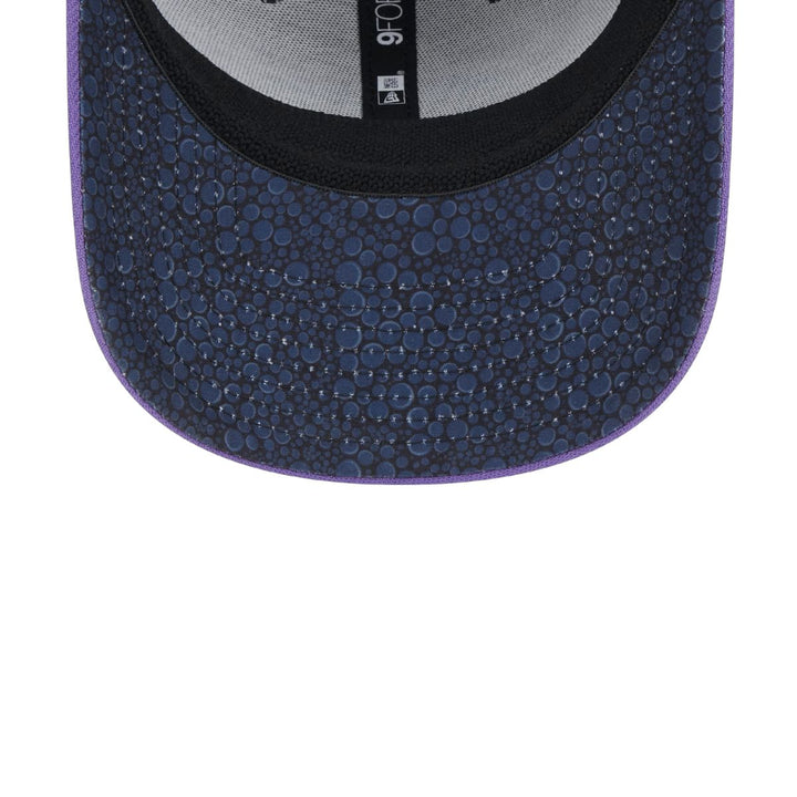 Rays New Era Black Purple City Connect 9Forty Stretch Snap Adjustable Hat