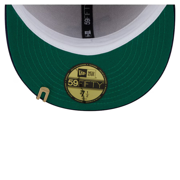 Rays New Era White Navy TB Two Tone Corduroy 59Fifty Fitted Hat