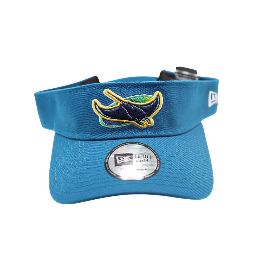 Rays New Era Aqua Blue Devil Rays Visor