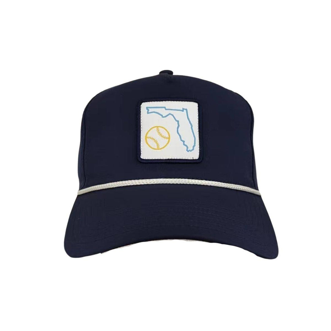 NAVY BLUE FLORIDA BASEBALL SPORTIQE ADJUSTABLE CAP - The Bay Republic | Team Store of the Tampa Bay Rays & Rowdies