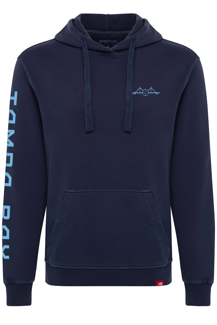 NAVY TAMPA BAY BASEBALL SKYWAY BRIDGE SPORTIQE HOODIE - The Bay Republic | Team Store of the Tampa Bay Rays & Rowdies