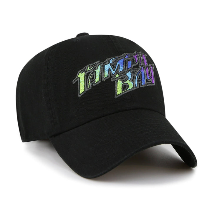 Rays '47 Brand Black Tampa Bay Flames Clean Up Adjustable Hat - The Bay Republic | Team Store of the Tampa Bay Rays & Rowdies