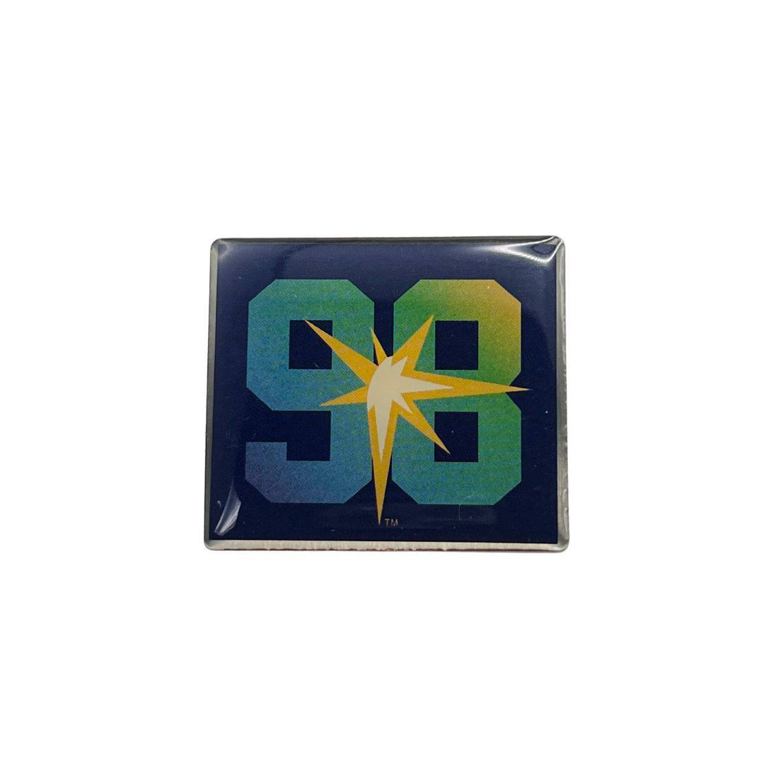 RAYS 98 BURST LAPEL PIN - The Bay Republic | Team Store of the Tampa Bay Rays & Rowdies