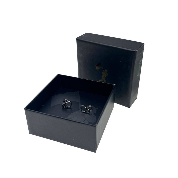 RAYS BASEBALL HEART STERLING SILVER STUD EARRINGS - The Bay Republic | Team Store of the Tampa Bay Rays & Rowdies