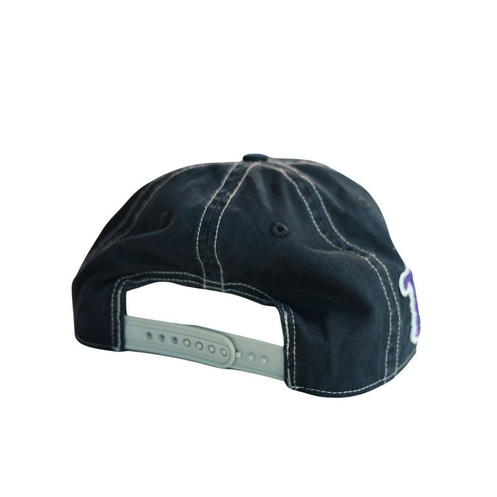 RAYS BLACK DEVIL RAYS CHENILLE 47 BRAND CLEAN UP ADJUSTABLE HAT - The Bay Republic | Team Store of the Tampa Bay Rays & Rowdies