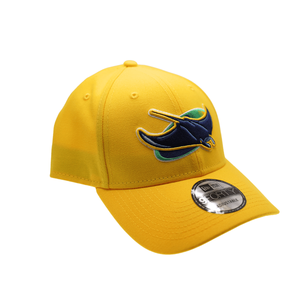 Rays New Era Bright Yellow Devil Rays 9Forty Adjustable Hat