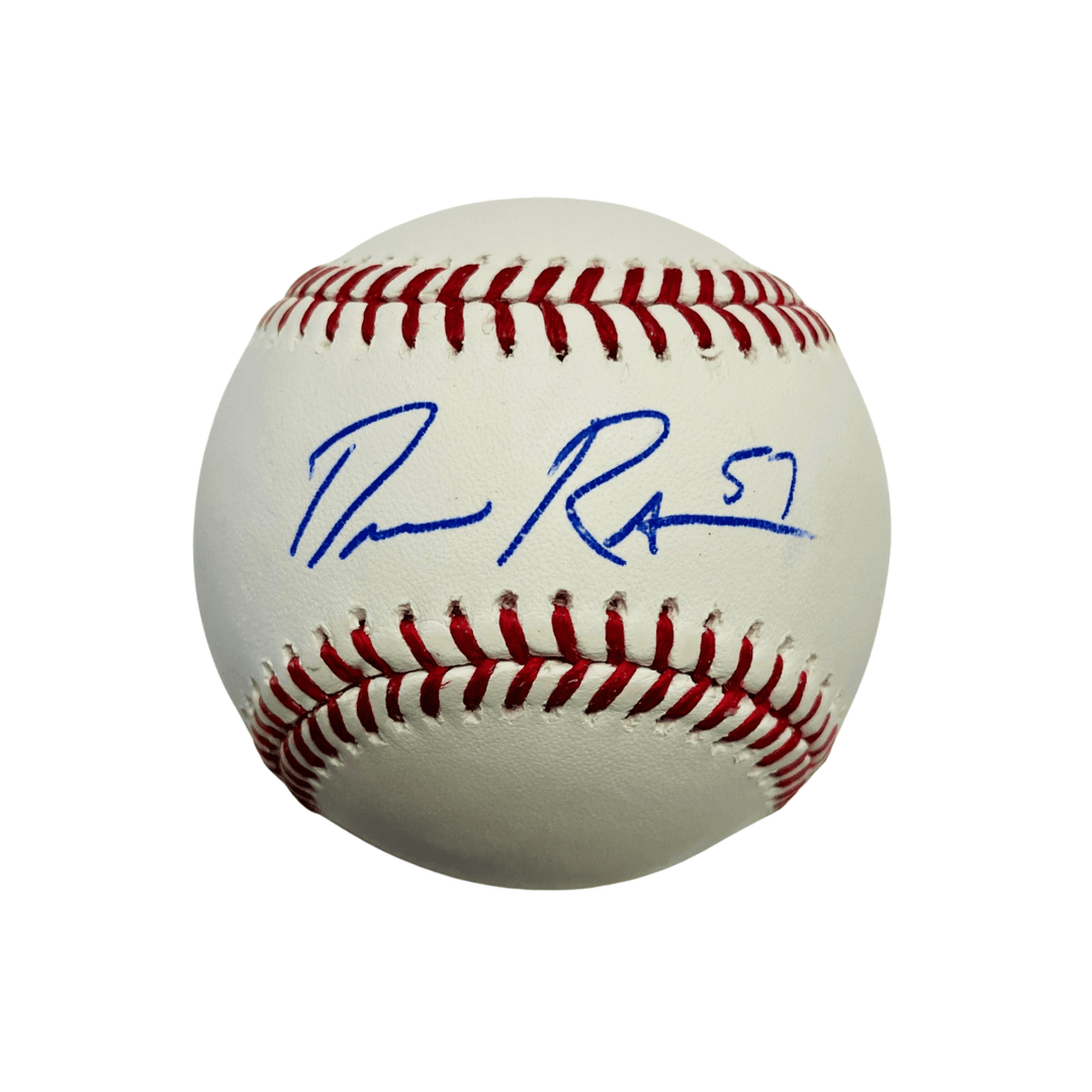 Rays Drew Rasmussen Autographed Official MLB Baseball