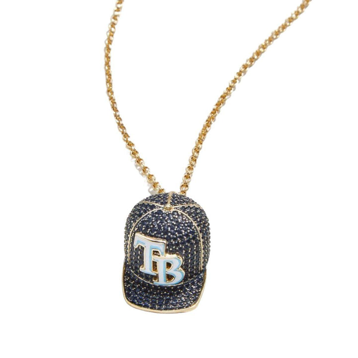 RAYS GOLD BASEBALL HAT CHARM BAUBLEBAR NECKLACE - The Bay Republic | Team Store of the Tampa Bay Rays & Rowdies