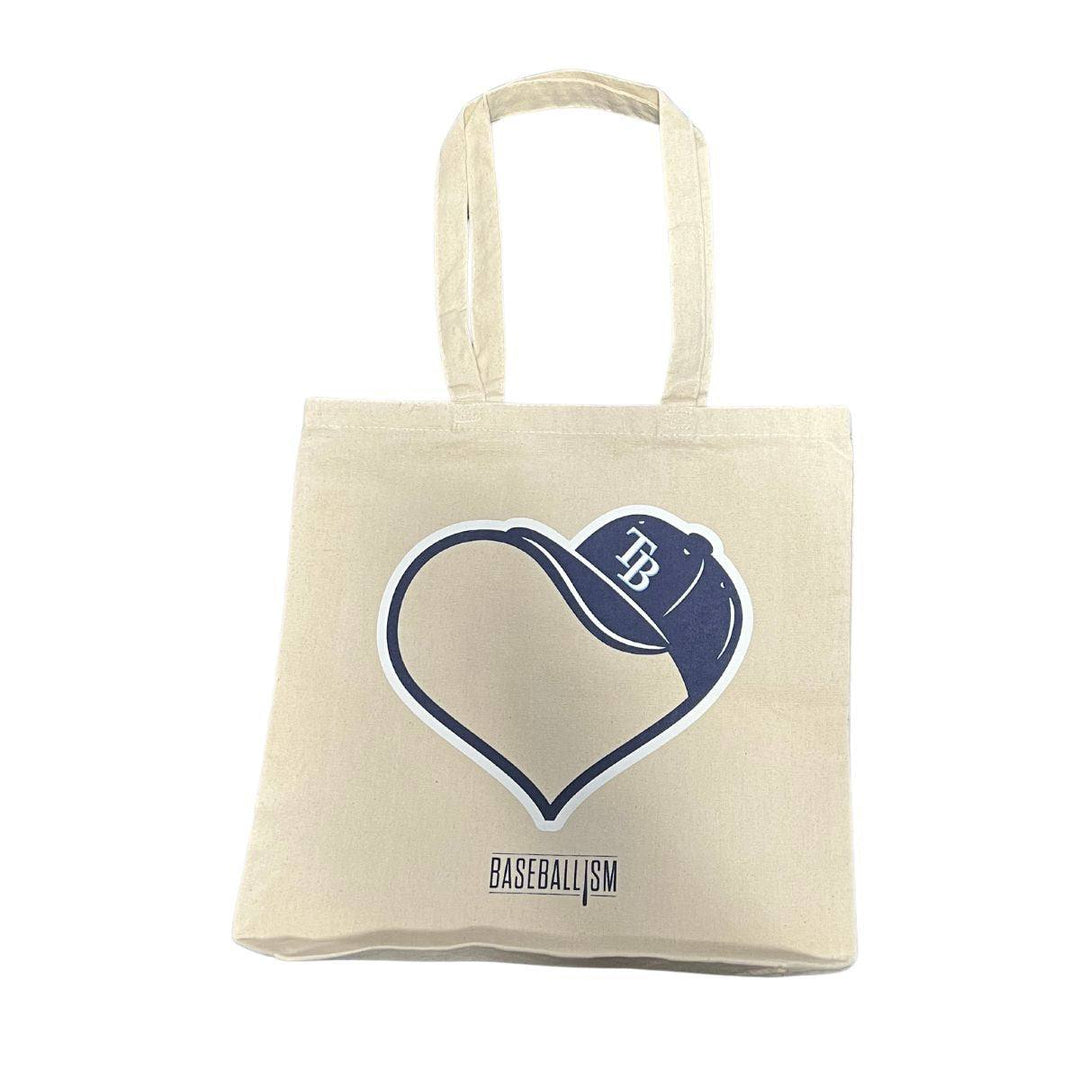 RAYS HANG YOUR HAT BASEBALLISM TOTE BAG - The Bay Republic | Team Store of the Tampa Bay Rays & Rowdies