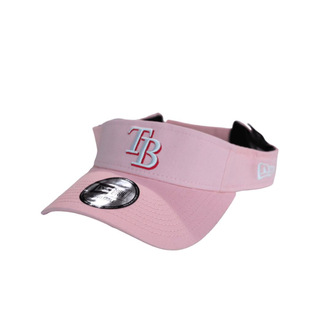 RAYS LIGHT PINK TB NEW ERA VISOR - The Bay Republic | Team Store of the Tampa Bay Rays & Rowdies