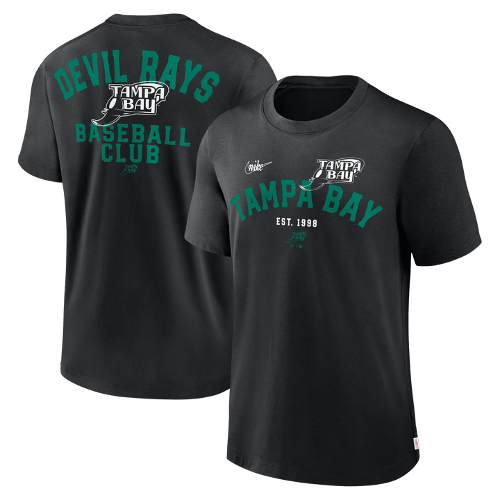 RAYS MEN'S BLACK DEVIL RAYS REWIND NIKE T-SHIRT - The Bay Republic | Team Store of the Tampa Bay Rays & Rowdies