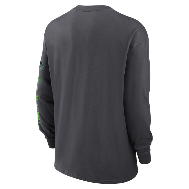 Rays Men's Nike Grey City Connect Tampa Bay Flames Long Sleeve T-Shirt - The Bay Republic | Team Store of the Tampa Bay Rays & Rowdies