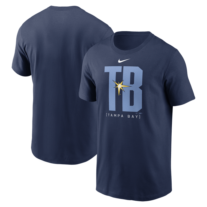 Rays Men's Nike Navy TB Burst Team Score Board T-Shirt - The Bay Republic | Team Store of the Tampa Bay Rays & Rowdies