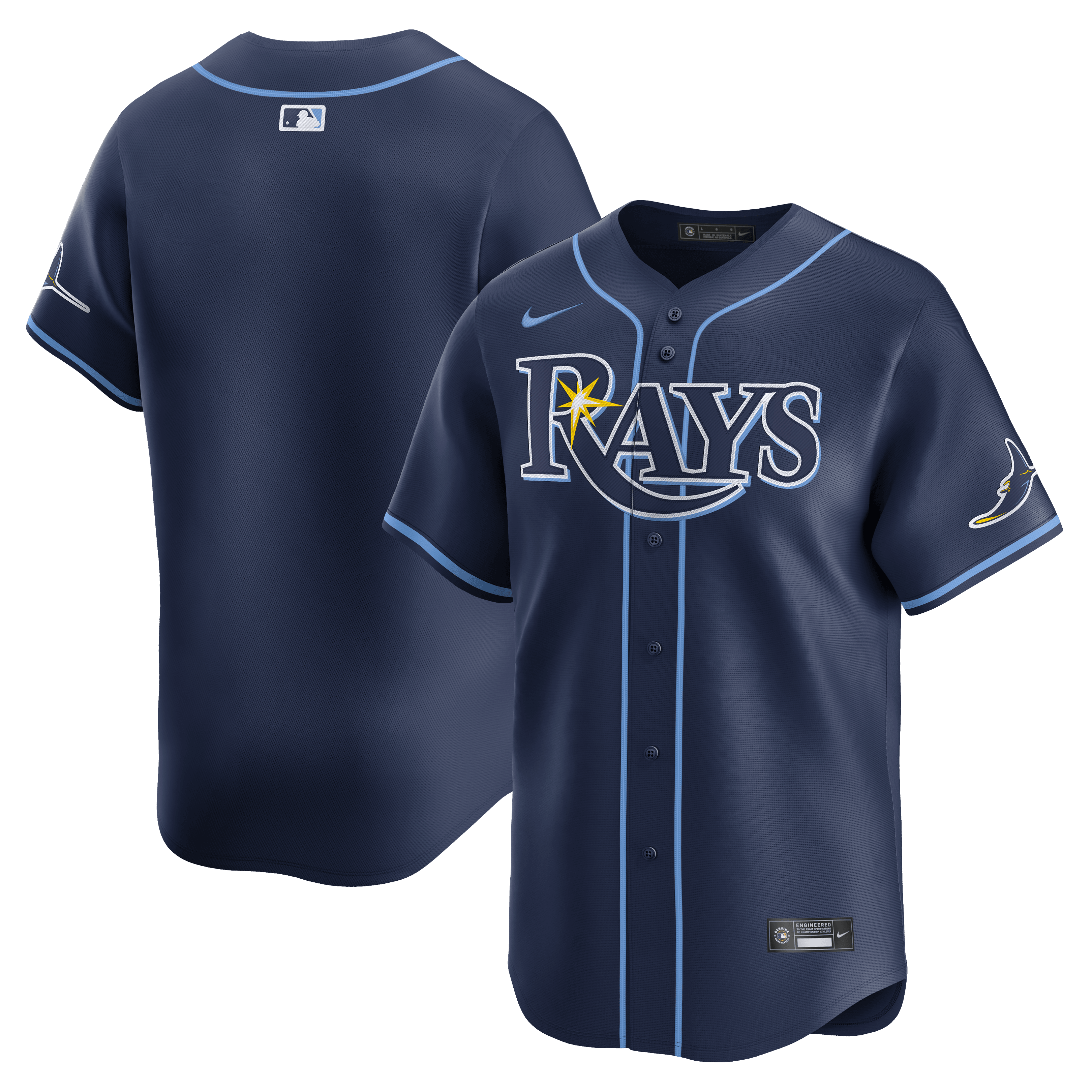 Rays Men's Nike Navy Vapor Limited Jersey The Bay Republic
