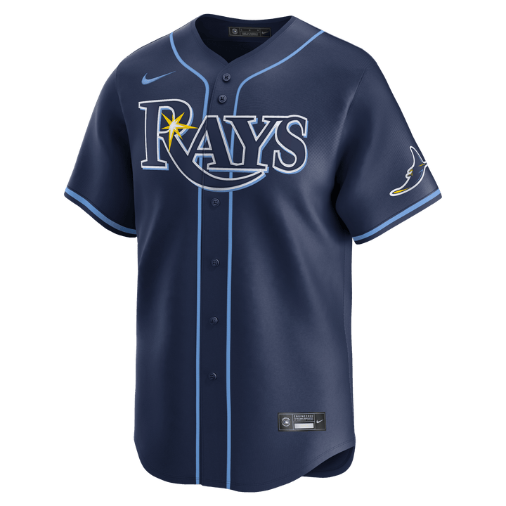 Rays Men's Nike Navy Vapor Limited Jersey - The Bay Republic | Team Store of the Tampa Bay Rays & Rowdies