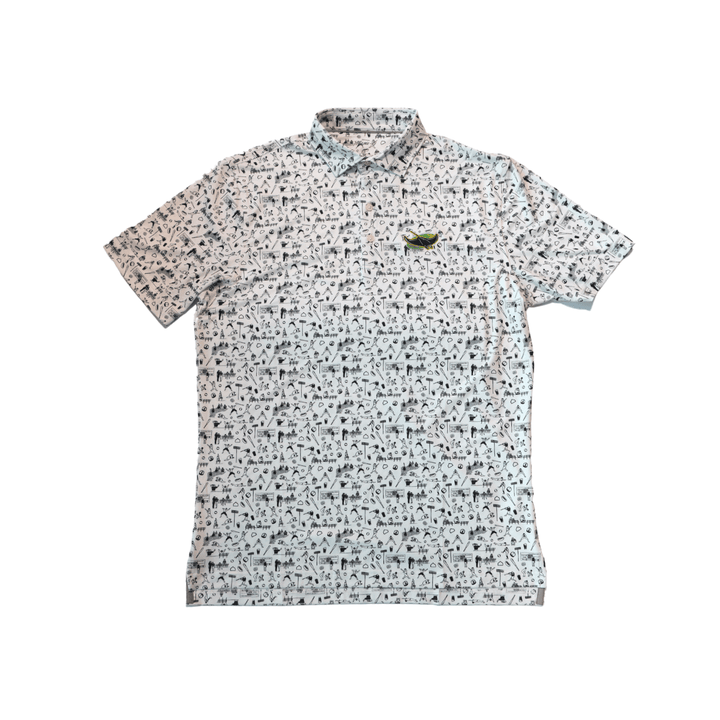 RAYS MEN'S WHITE DEVIL RAYS BALLPARK JOHNNIE O POLO SHIRT - The Bay Republic | Team Store of the Tampa Bay Rays & Rowdies