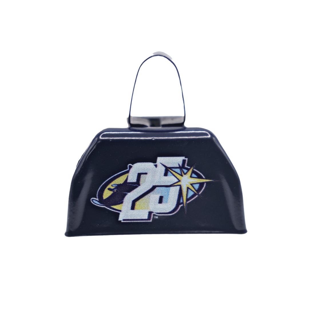 RAYS NAVY 25TH ANNIVERSARY COWBELL - The Bay Republic | Team Store of the Tampa Bay Rays & Rowdies